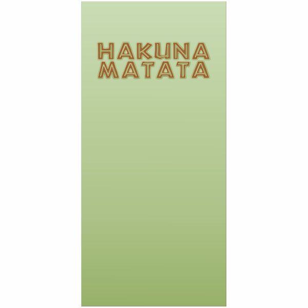 Painel 2x1m Hakuna Matata 
